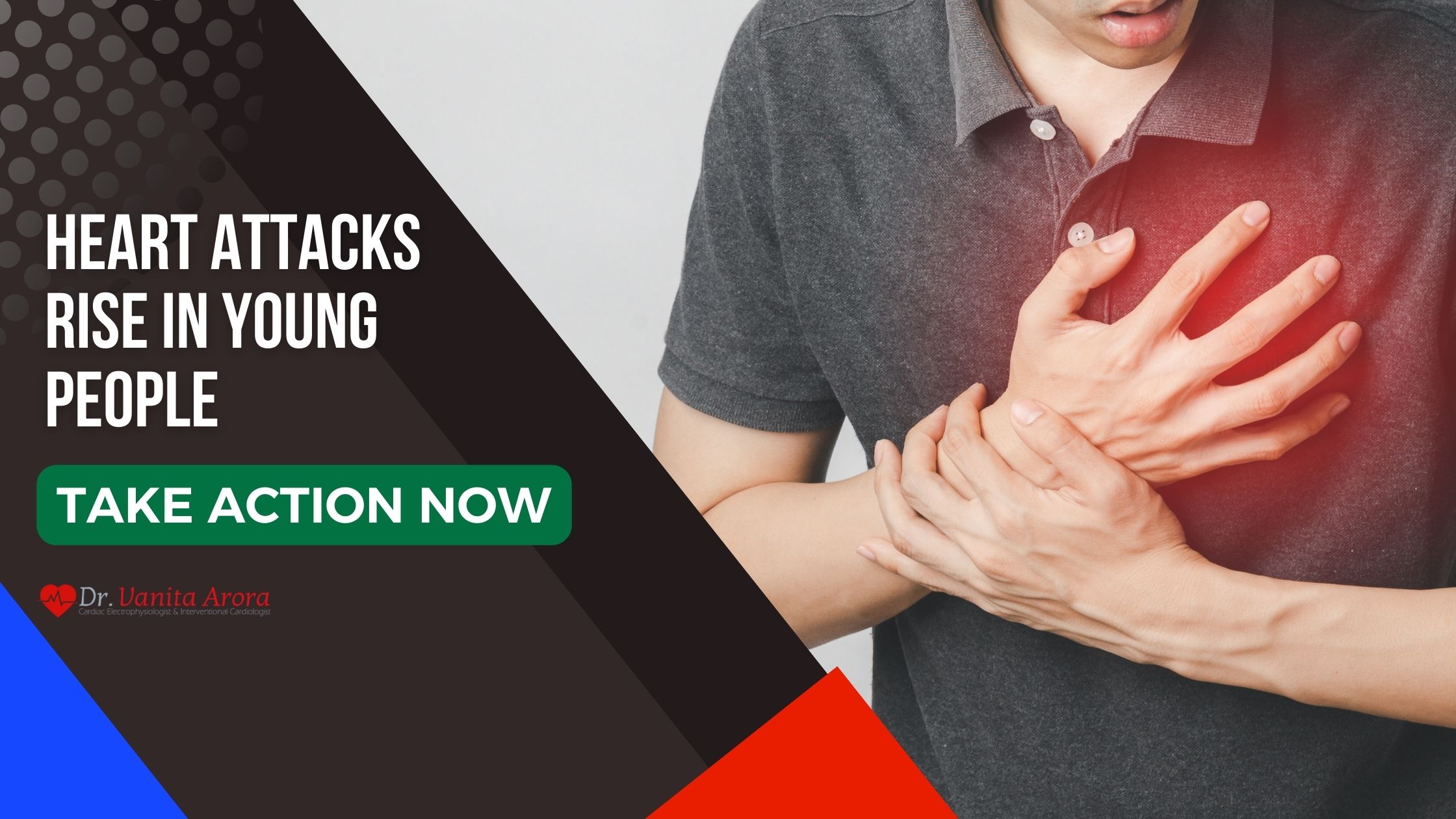 Heart attacks rise in Young People: Take action now